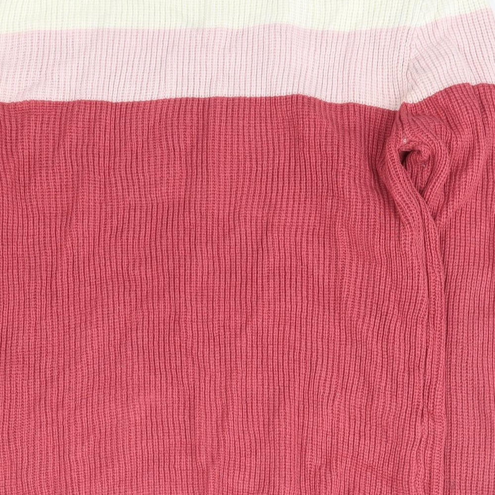 Womens UK Size L Pure & Natural Multicoloured Pullover Jumper