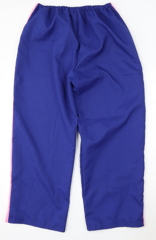 Orion Costumes Mens Blue Polyester Trousers Size XL L28 in Regular