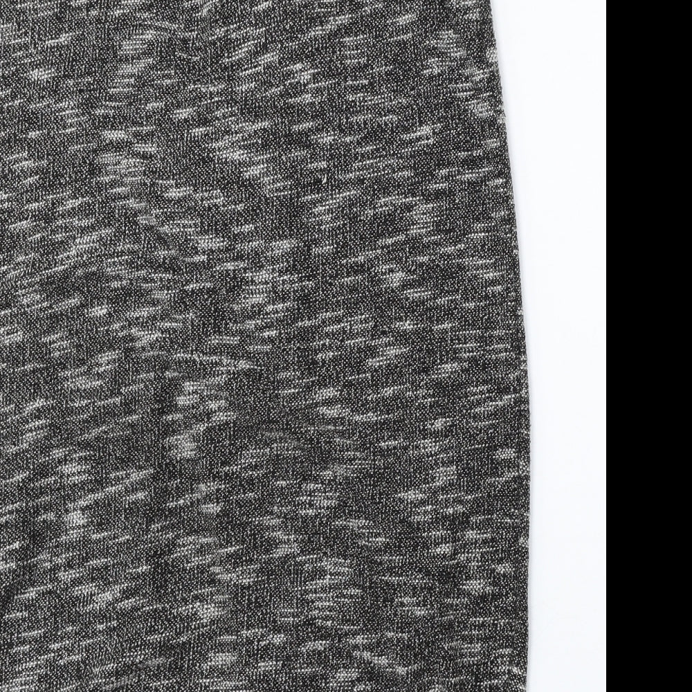 F&F Womens Grey Round Neck Polyester Vest Jumper Size 14