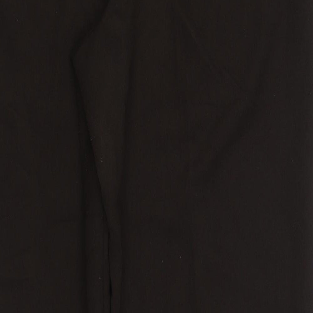 Womens UK Size 14 BHS Regular Fit Brown Trousers