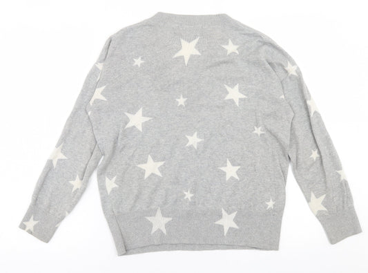 Womens UK Size S Marks and Spencer Grey Pullover Jumper