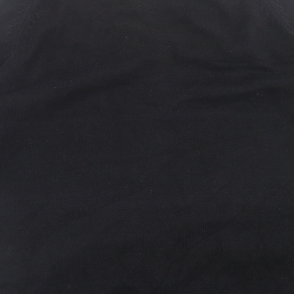 Womens UK Size L EWM Black Cardigan Jumper