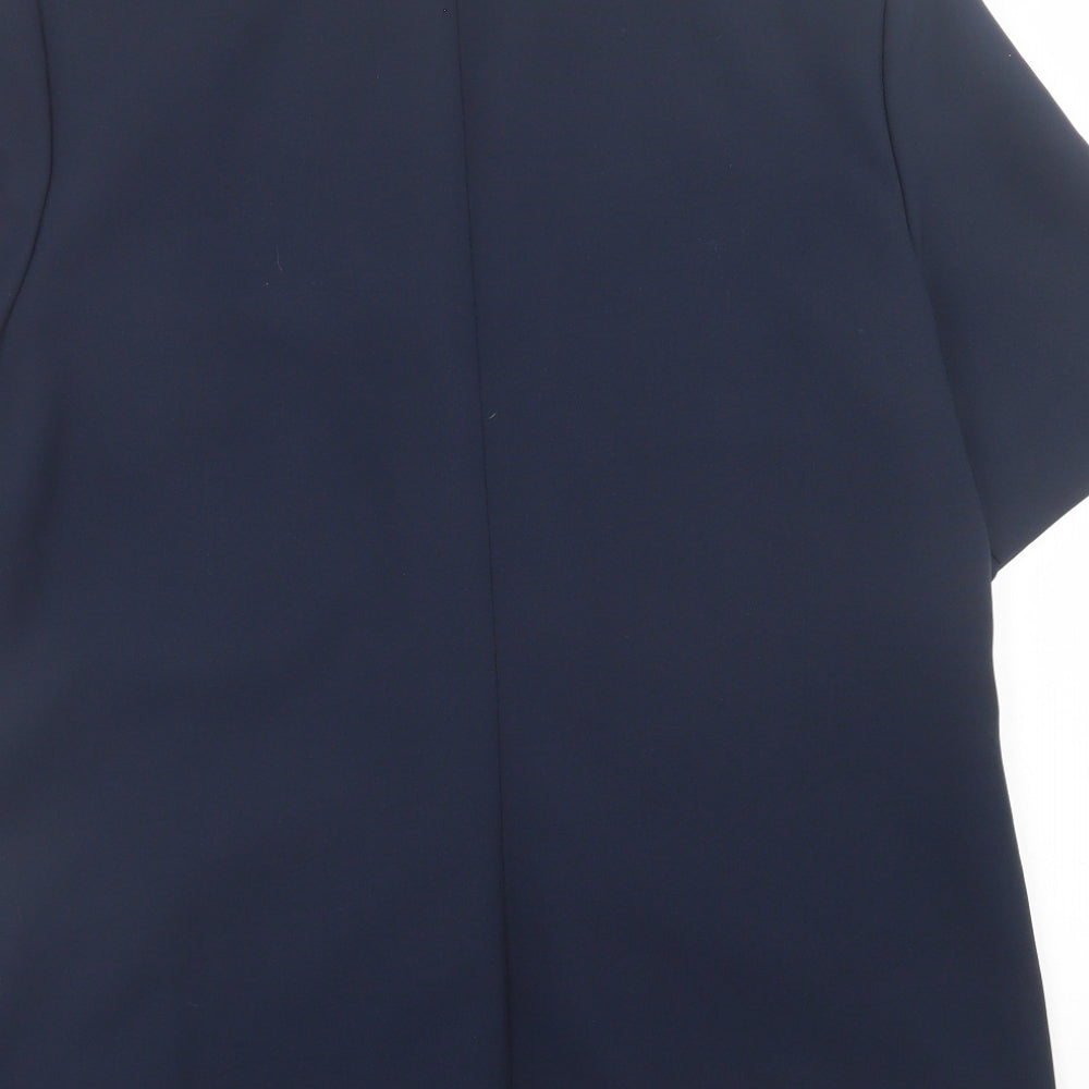 Classics Womens Blue Jacket Blazer Size 16 Button