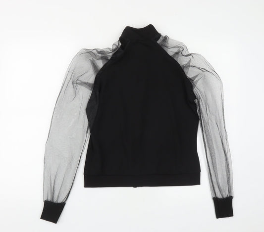 I SAW IT FIRST Womens Black Polyester Basic Blouse Size XS High Neck