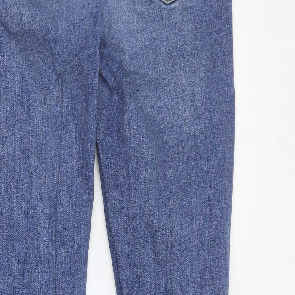 Topshop Womens Black Cotton Skinny Jeans Size 28 in L28 in Regular Zip