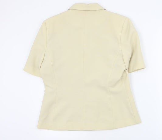 Womens UK Size 12 AMARANTO Beige Jacket
