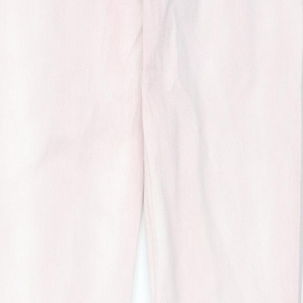 Gap Womens Pink Cotton Skinny Jeans Size 8 L33 in Regular Zip