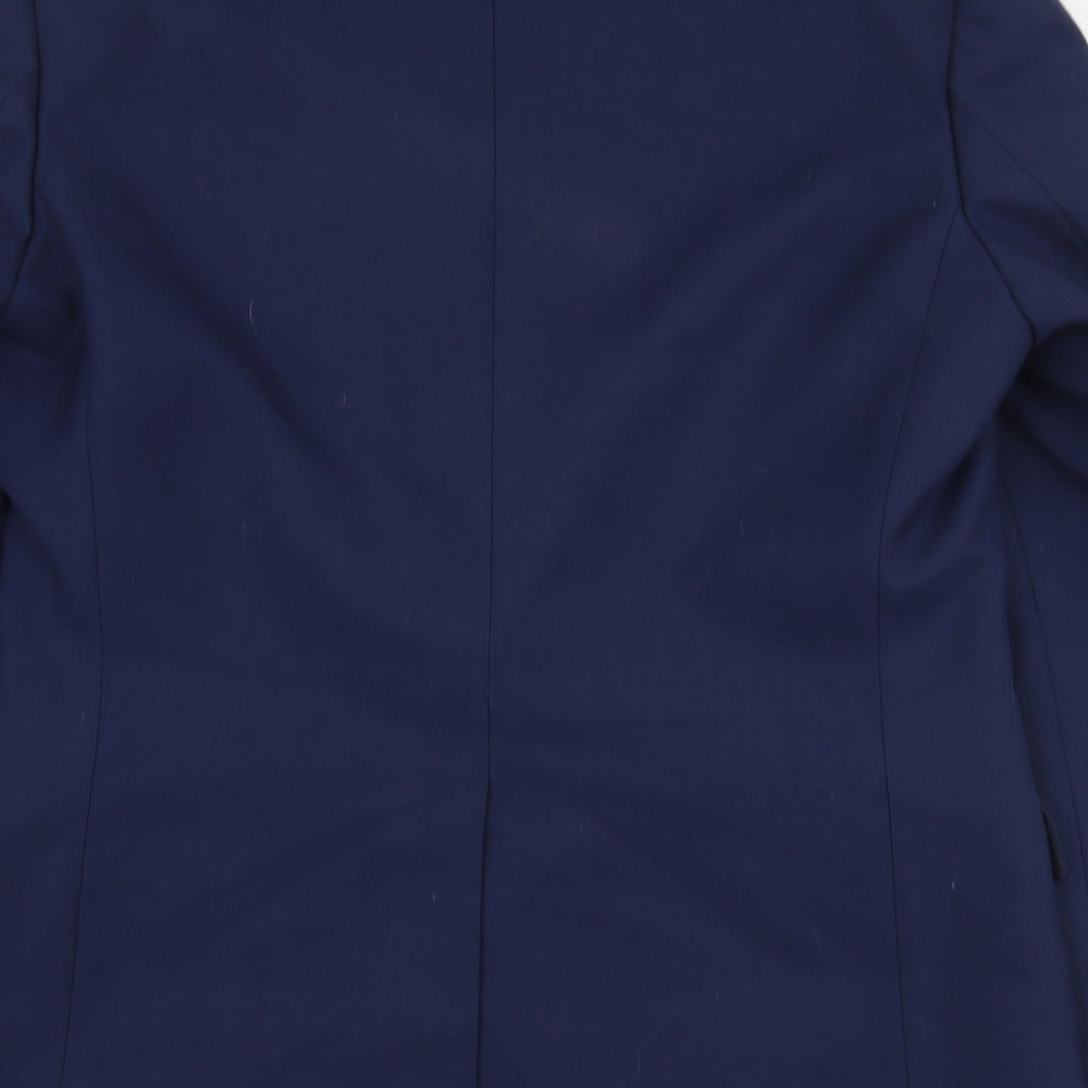 Mens UK Size 38 Preworn Regular Blue Suit Jacket