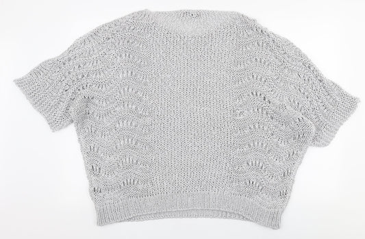 Womens UK Size XL Nada Del Riccio Grey Pullover Jumper