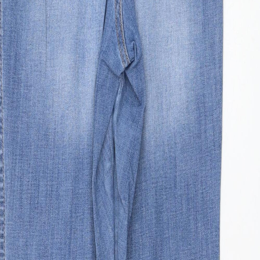 Divided by H&M Womens Blue Cotton Skinny Jeans Size 8 L28 in Regular