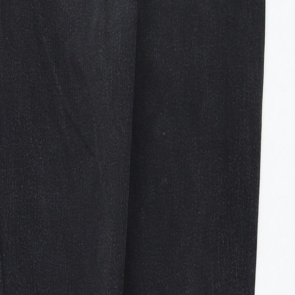 Topshop Womens Black Cotton Skinny Jeans Size 30 in L32 in Regular Zip