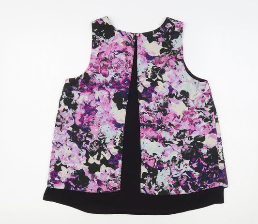 Womens UK Size 8 Dorothy Perkins Multicoloured Basic Blouse