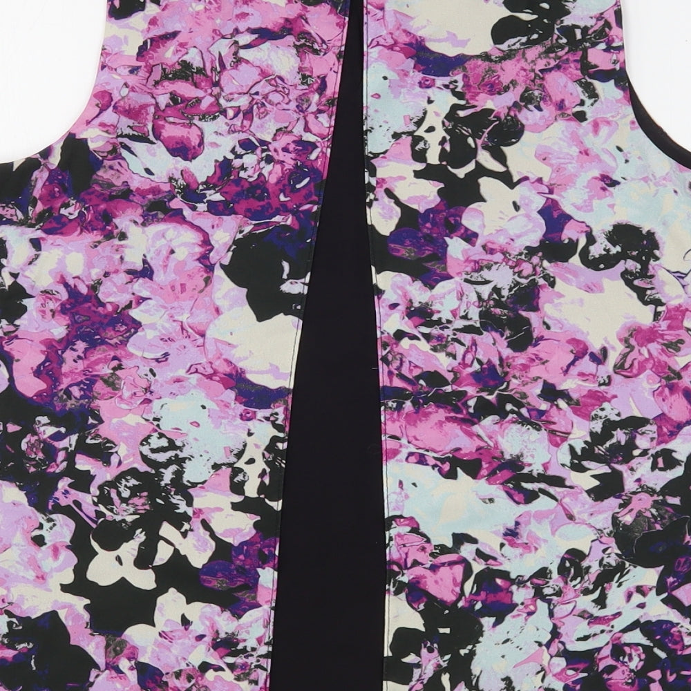 Womens UK Size 8 Dorothy Perkins Multicoloured Basic Blouse