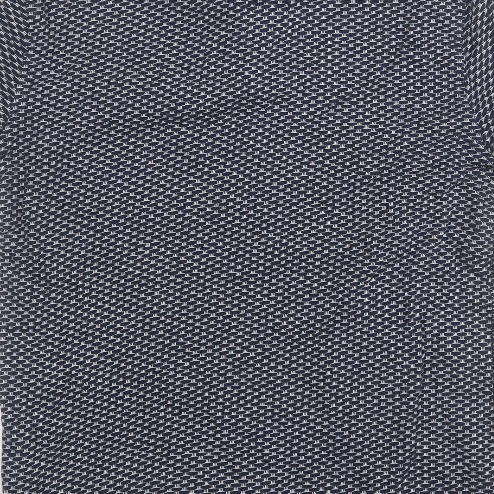 Primark Mens Blue Cotton Polo Size M Collared