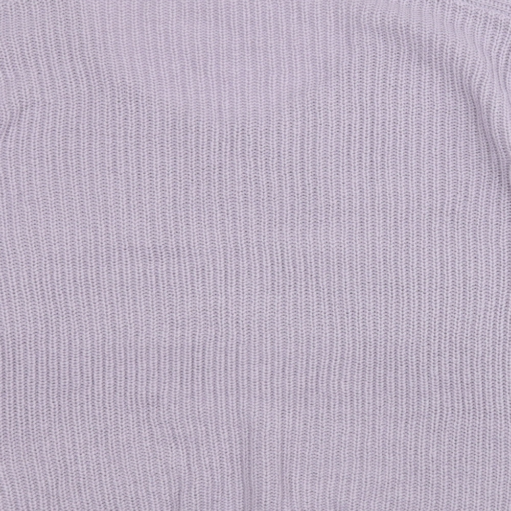 Womens UK Size M Peacocks Purple Pullover Jumper