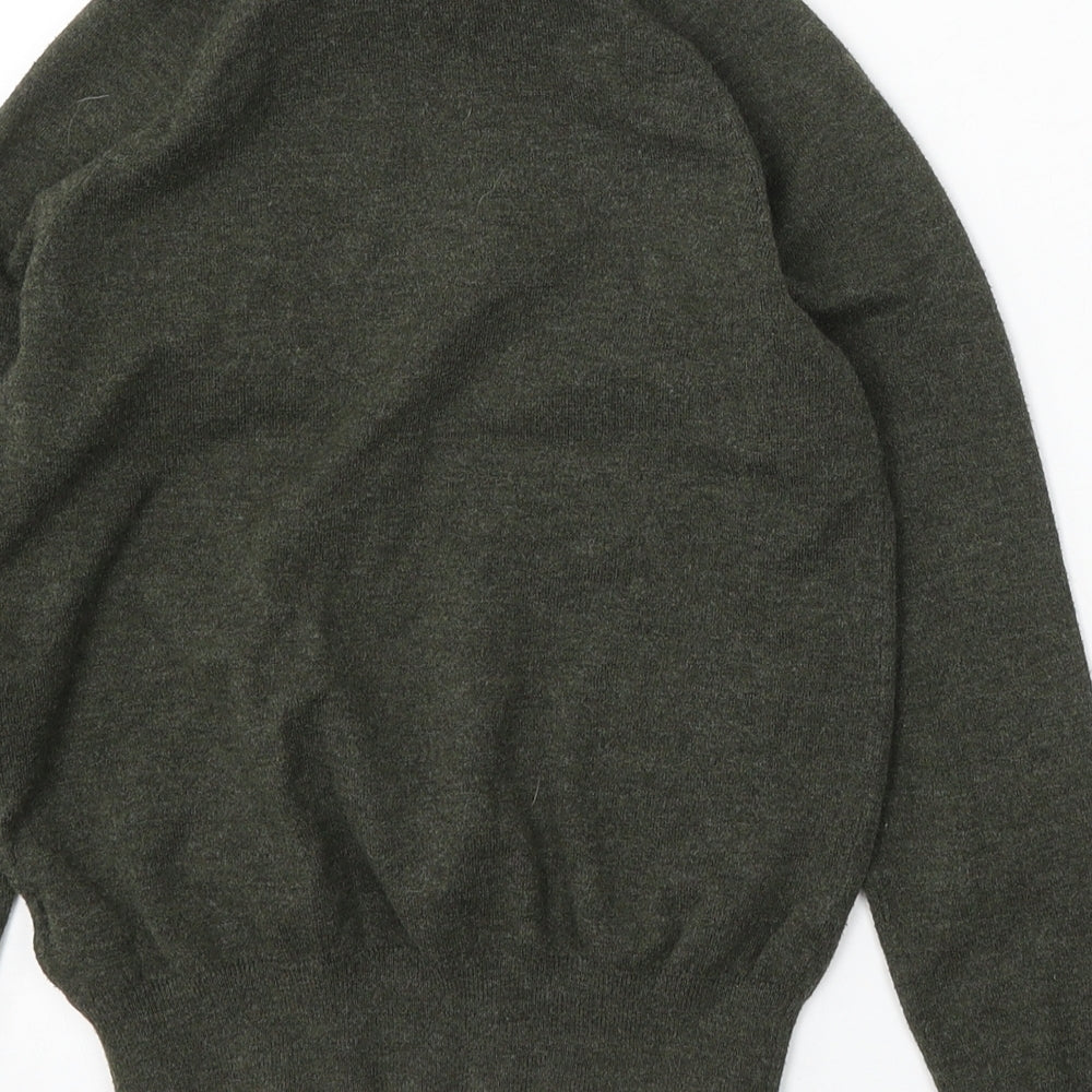 Primark Womens Green Mock Neck Polyester Pullover Jumper Size 6