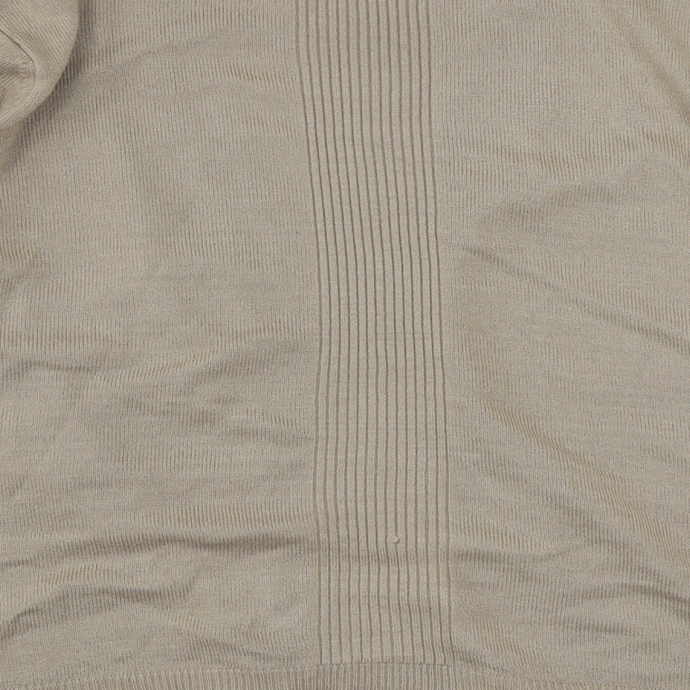Womens UK Size 18 BHS Beige Cardigan Jumper