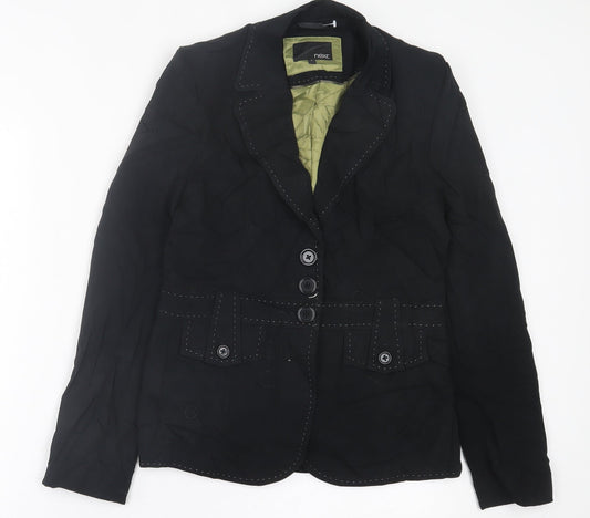 Womens UK Size 8 NEXT Black Jacket