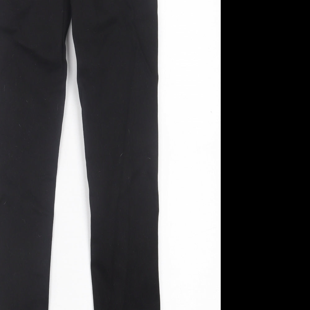 Denim & Co. Womens Black Cotton Skinny Jeans Size 10 L29 in Regular Button
