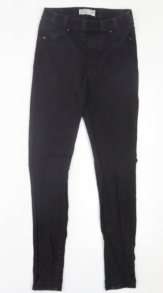 365 denim Womens Black Cotton Jegging Trousers Size 10 L26 in Regular