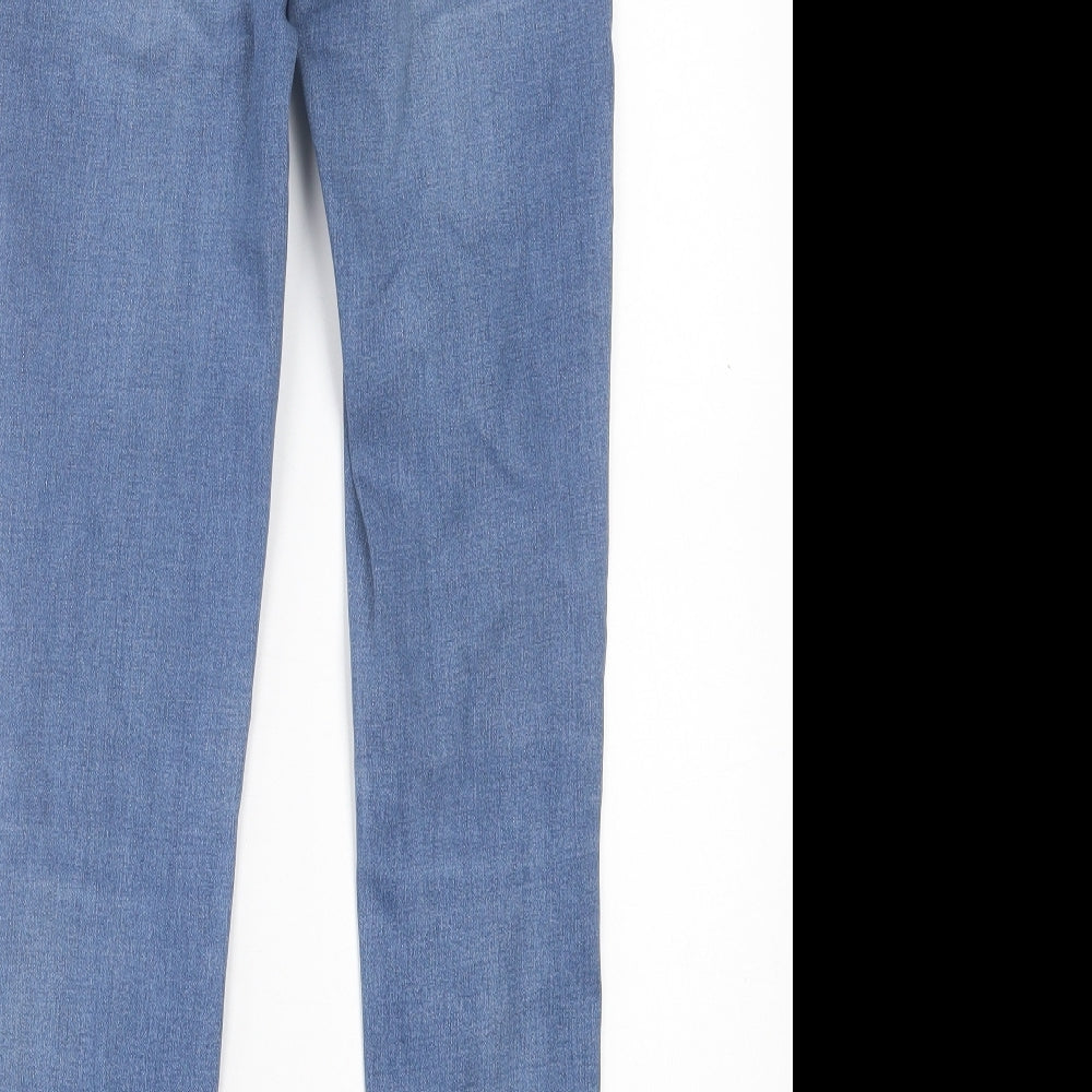 Womens UK Size 10 Papaya Regular Fit Skinny Black Jeans