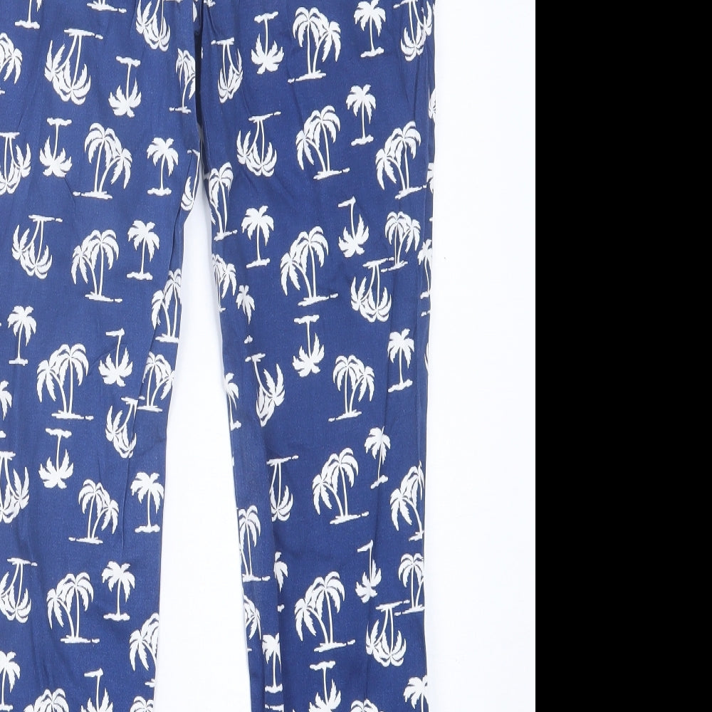 Womens UK Size 12 label Be Regular Fit Blue Trousers