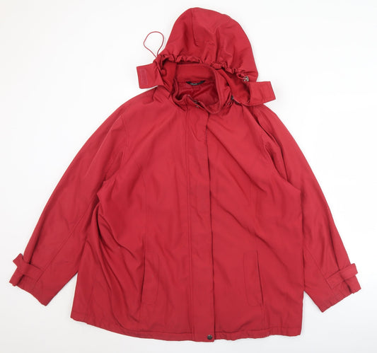 Womens UK Size L BM Red Overcoat