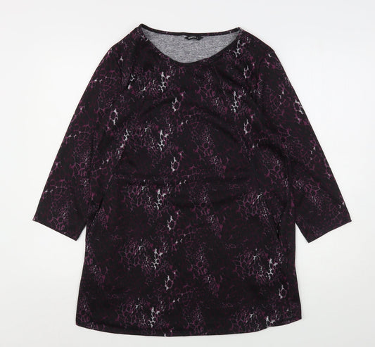 Womens UK Size 12 Roman Purple Pullover Jumper