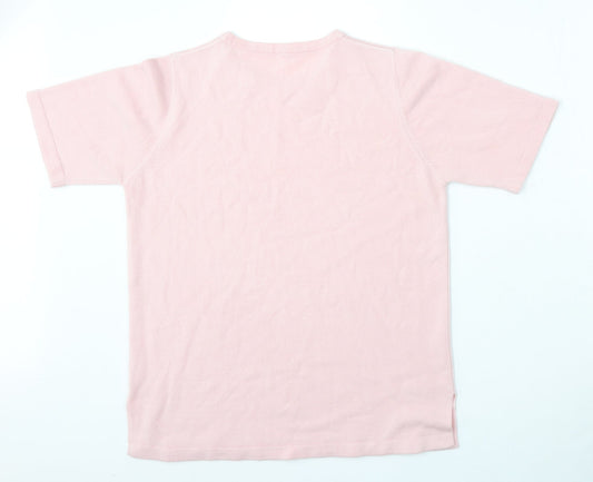 Womens UK Size L Preworn Pink Pullover Jumper