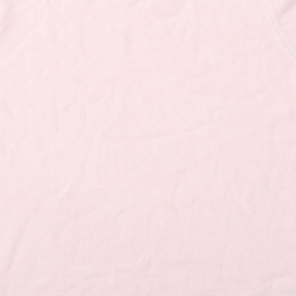 Womens UK Size L Preworn Pink Pullover Jumper