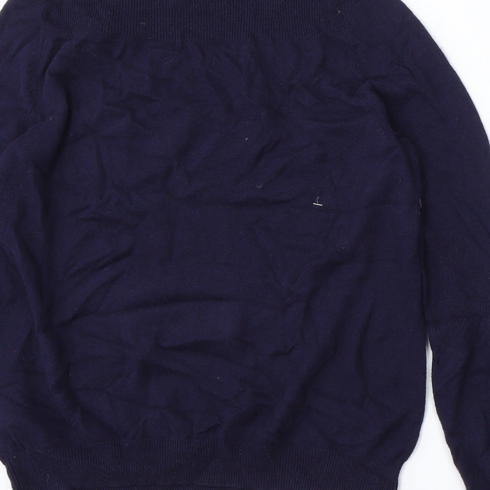 Womens UK Size 14 Marks and Spencer Blue Pullover Jumper