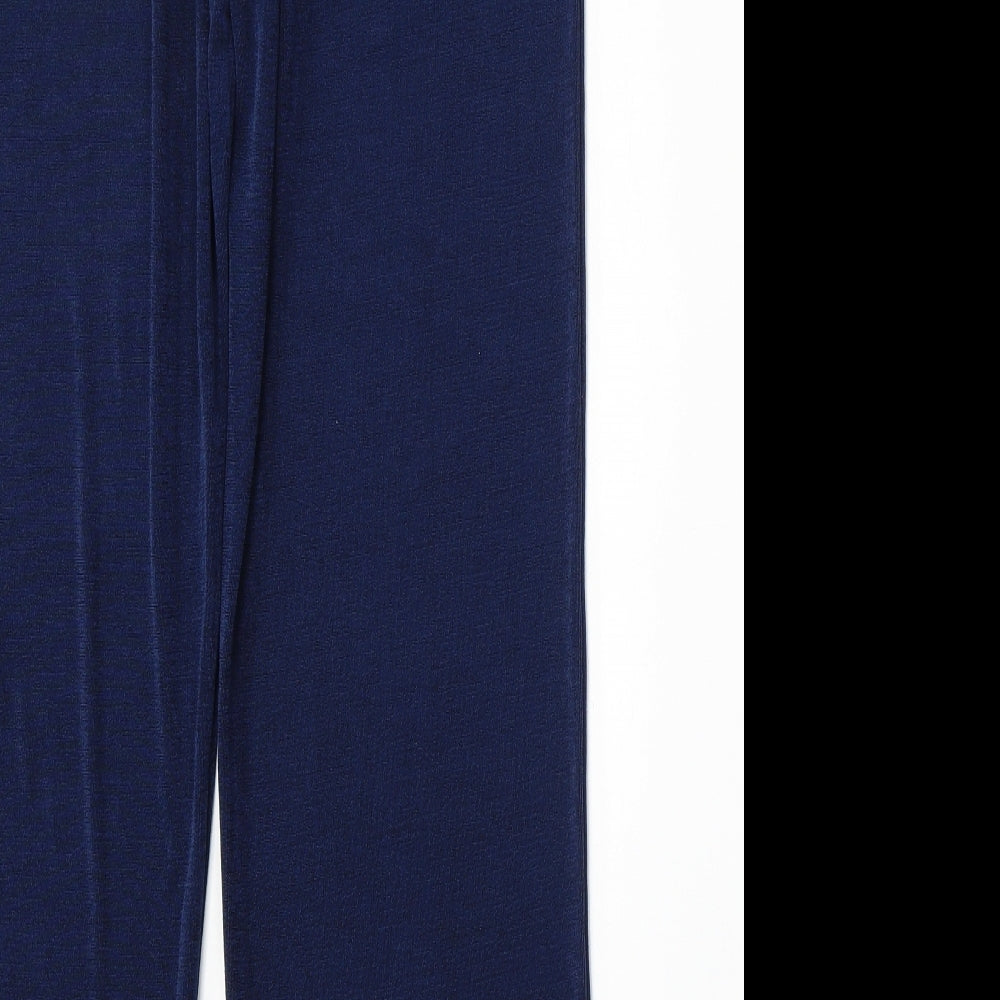 Womens UK Size 12 Anthology Regular Fit Blue Trousers