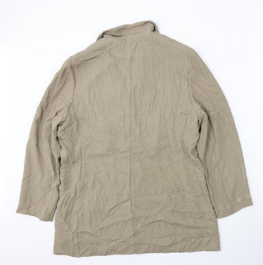 Berkertex Womens Beige  Polyester Jacket Suit Size 16