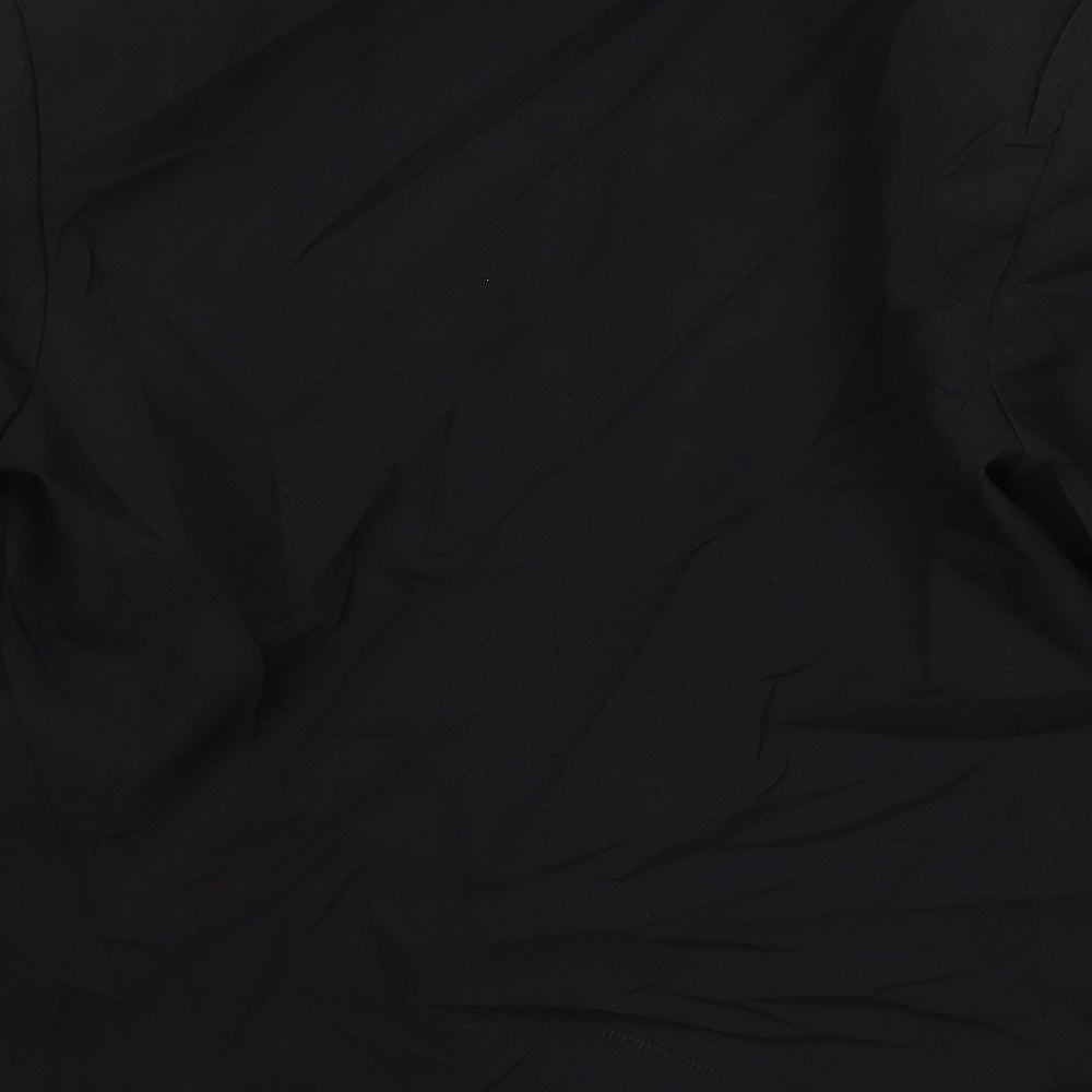 Marks and Spencer Womens Black Polyester Jacket Suit Size 12