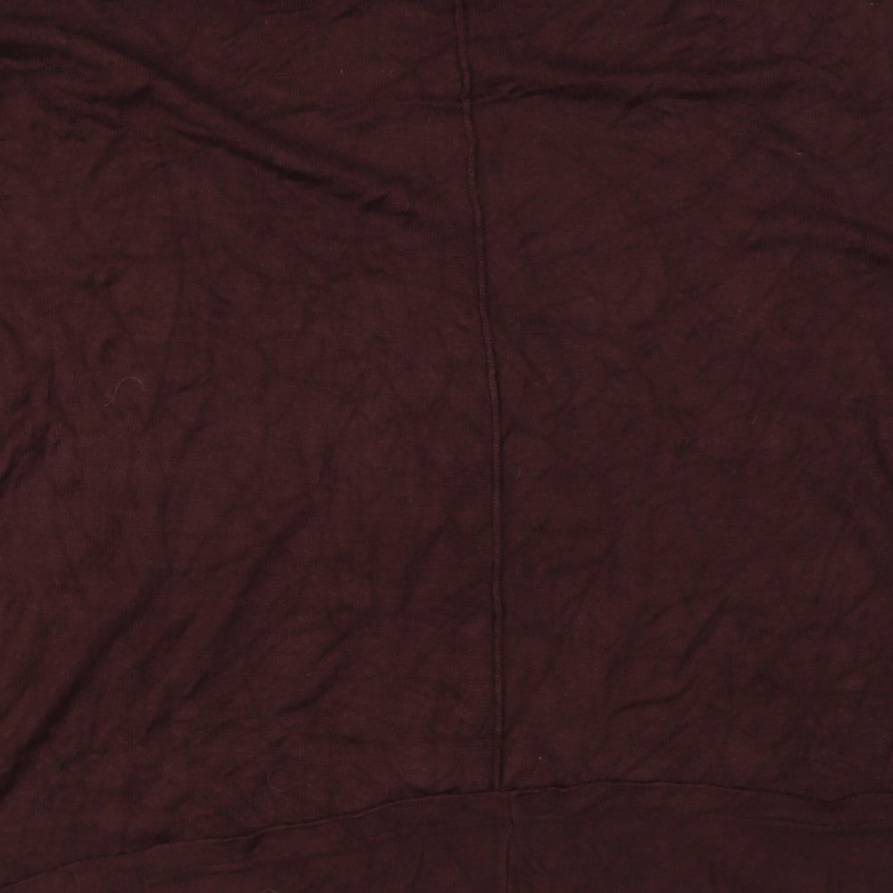 Womens UK Size L Preworn Brown Pullover Jumper