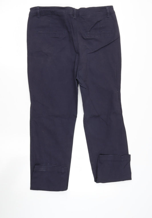 Mens UK Size 16 Papya Regular Fit Boyfriend Blue Jeans