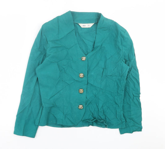 Womens UK Size 14 BHS Green Jacket