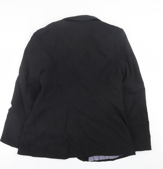 Womens UK Size 14 Essentials Black Jacket