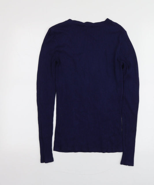 Womens UK Size S Oasis Blue Pullover Jumper