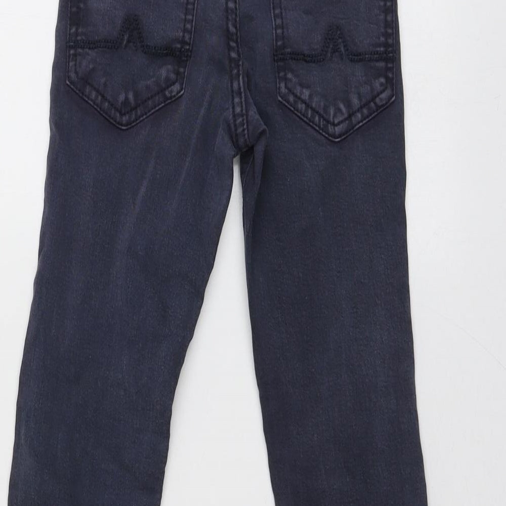 Mayoral Girls Blue Cotton Skinny Jeans Size 6 Years Regular
