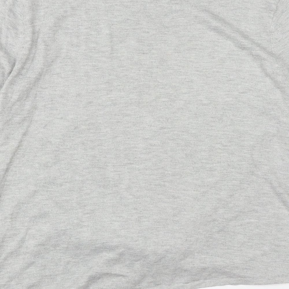 Womens UK Size 12 River Island Grey Pullover Jumper