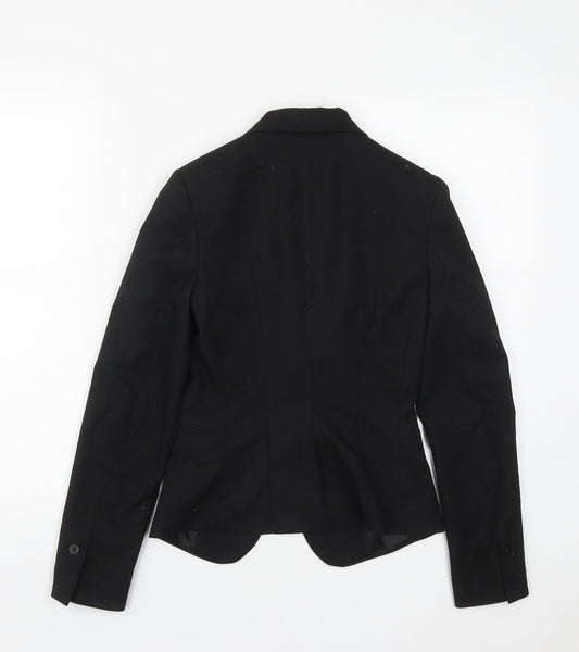 Womens UK Size 4 H&M Black Jacket