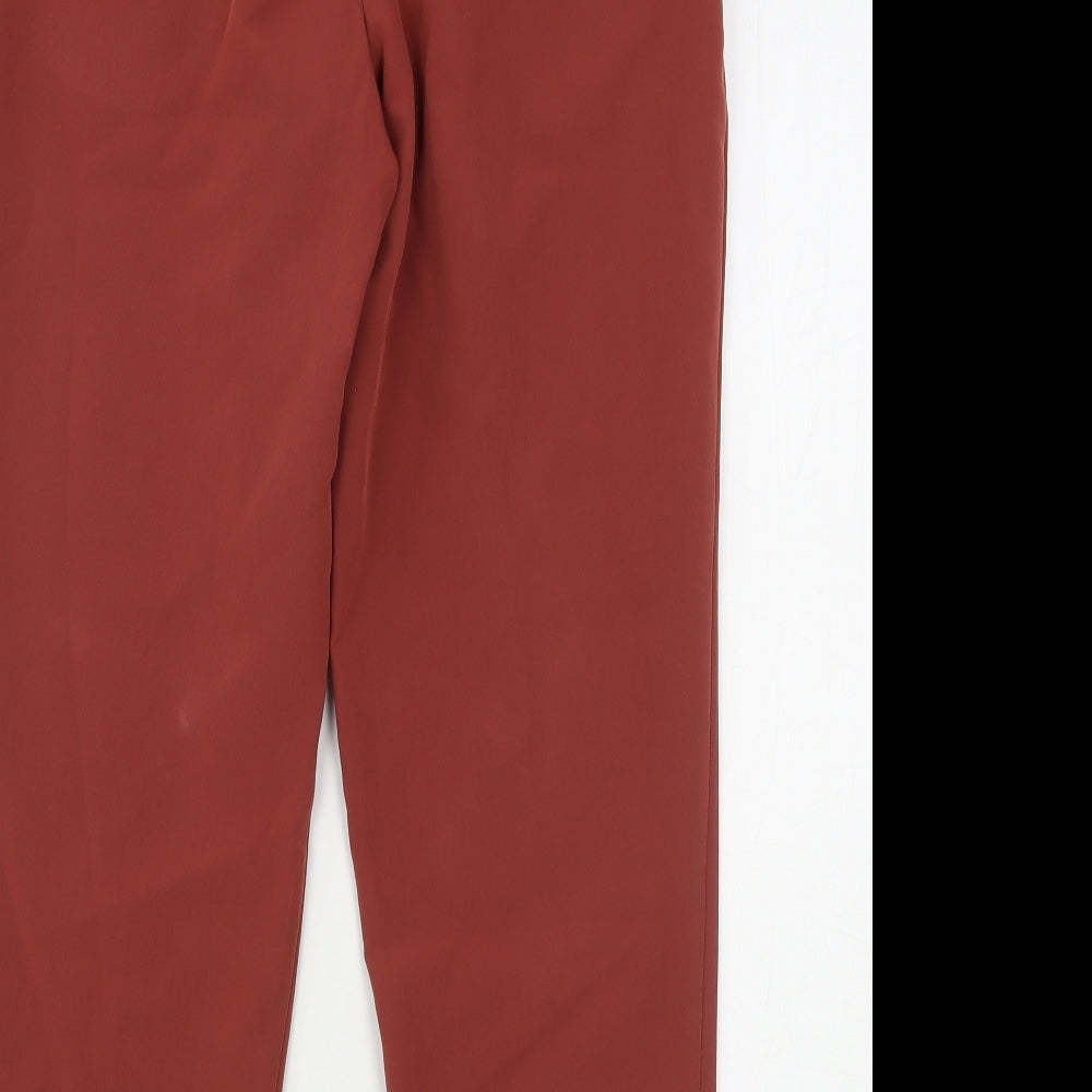 Womens UK Size 6 New Look Regular Fit Pink Trousers