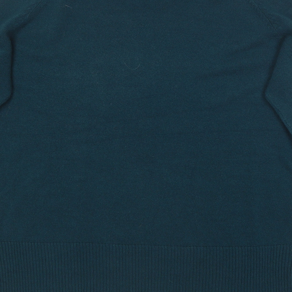 Womens UK Size S Classic Blue Pullover Jumper