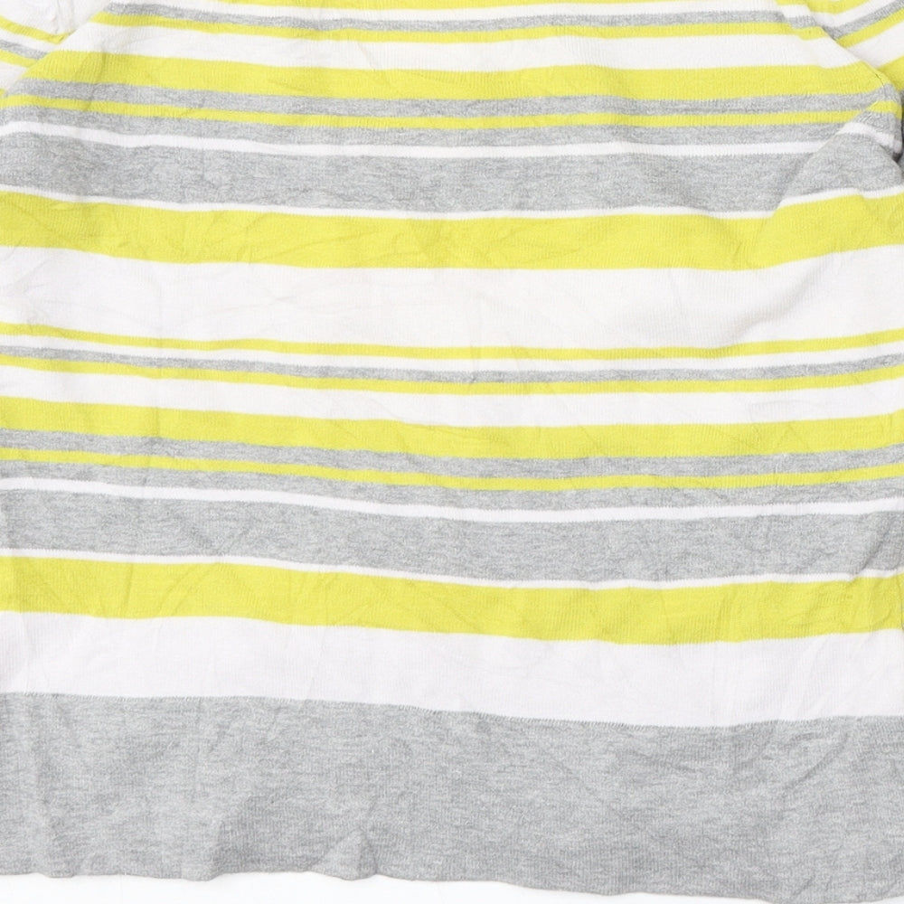 Womens UK Size L iNITIAL Multicoloured Pullover Jumper