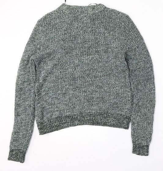Womens UK Size M H&M Green Pullover Jumper