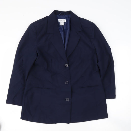 Womens UK Size 10 Gabriella vicenga Blue Jacket
