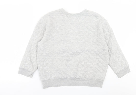 Gap Womens Grey Polyester Pullover Sweatshirt Size S Pullover