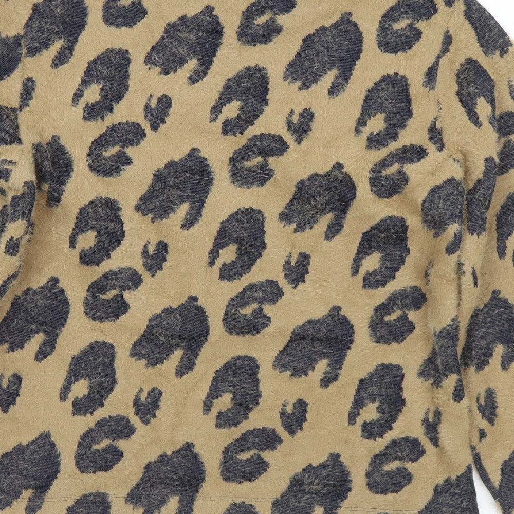 Womens UK Size 8 Marks and Spencer Brown Pullover Jumper
