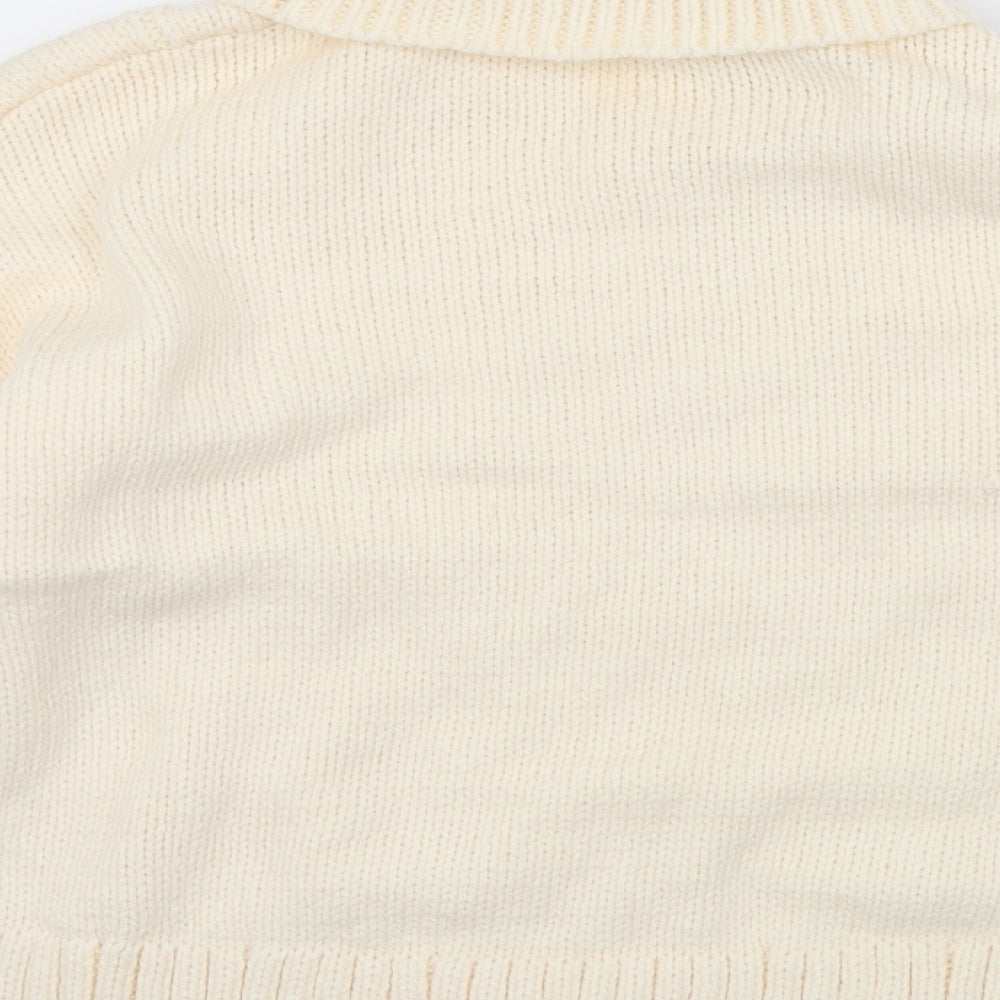 Womens UK Size L H&M Ivory Pullover Jumper